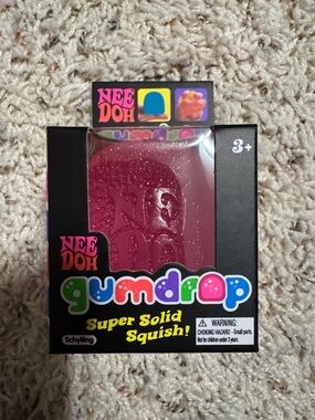 NeeDoh Gumdrop Super Solid Squish! - Pink